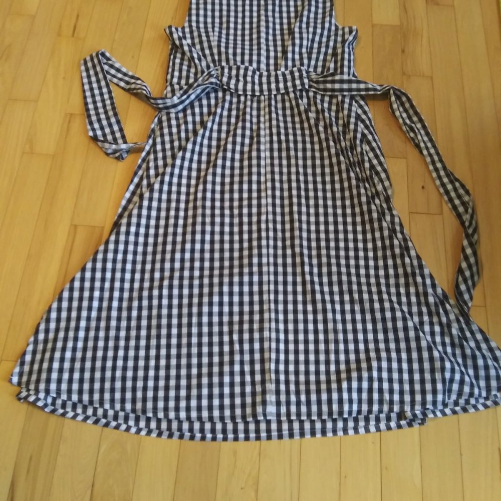 NWT Anne Klein Gingham Check Midi Dress size 16 - Picture 9 of 13